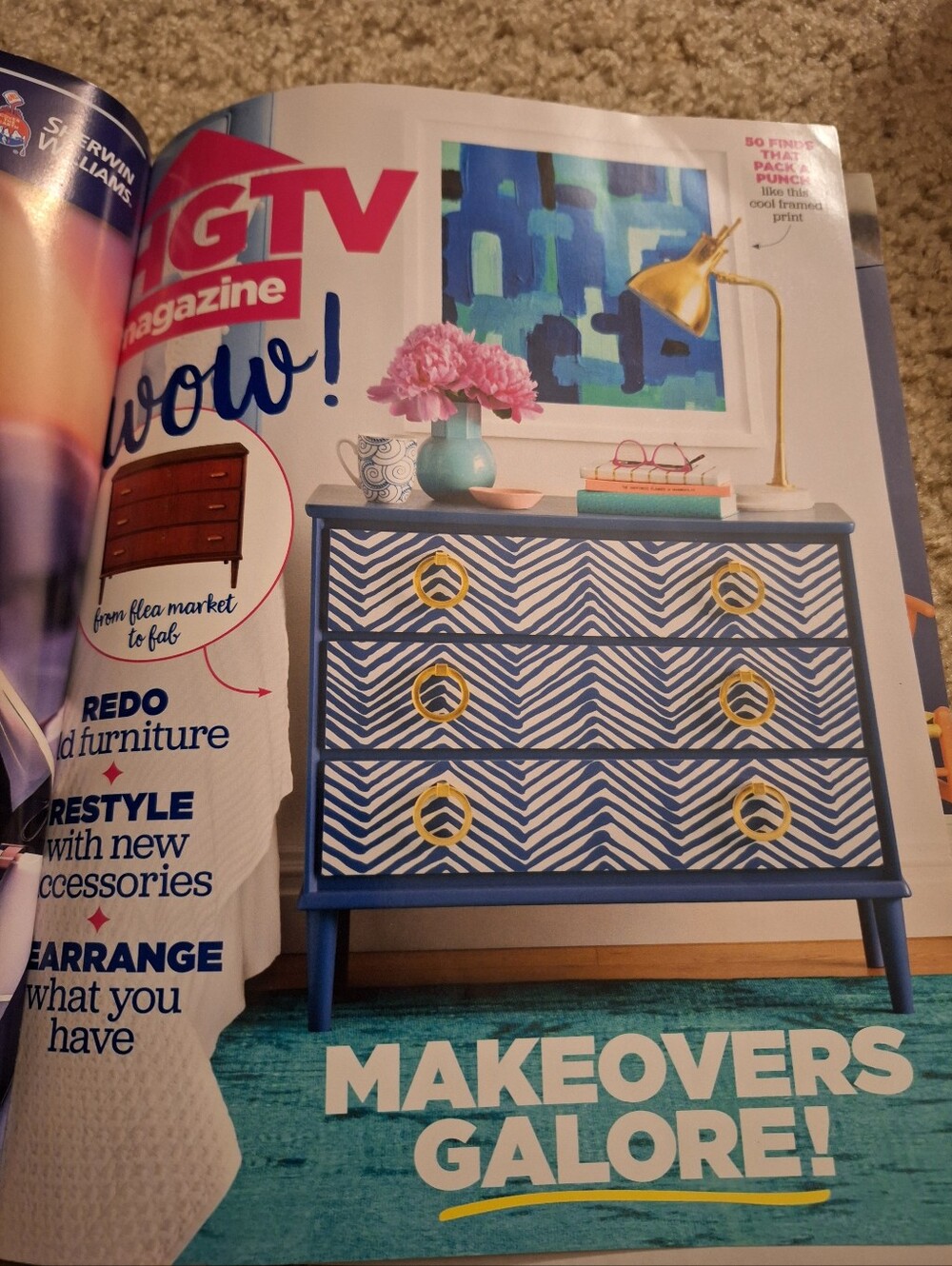 HGTV Sherwin Williams Style Magazine Yr 2017